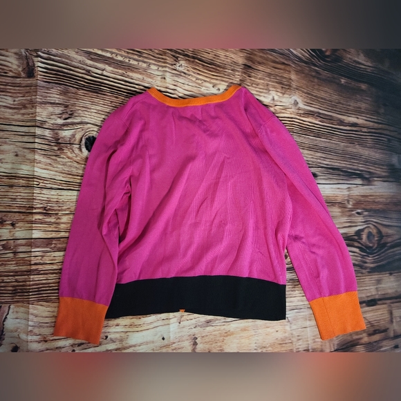 Cable & Gauge M Color Block Cardigan - Picture 4 of 5